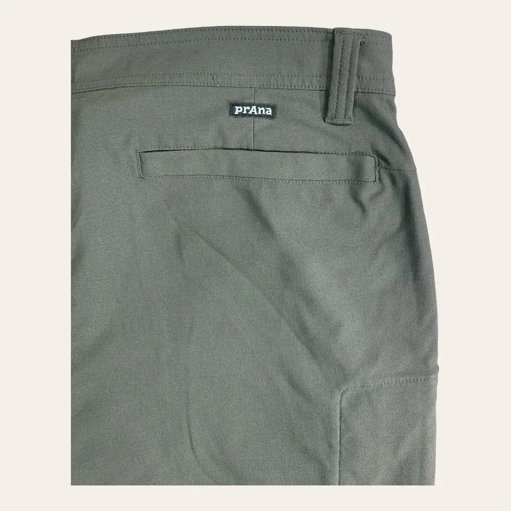 Prana Pants Mens 38x30 Alameda Slim Straight Stretch ‎ 50+ UPF Iron Gray